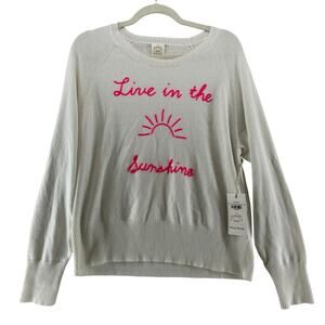 Golden Sun Vacay Ready Sunshine Sweater Size M/L NWT
